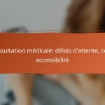 Consultation médicale: délais d’attente, coût, accessibilité